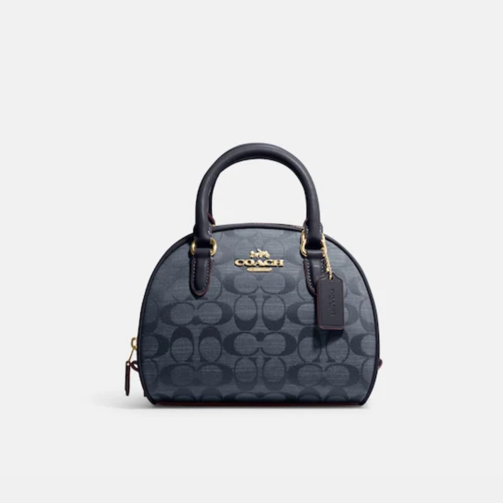 Coach Sydney Satchel In Signature Chambray